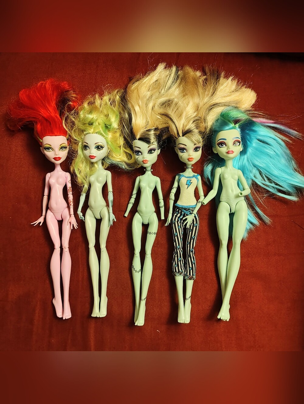 Lot Of 5 Monster High Dolls